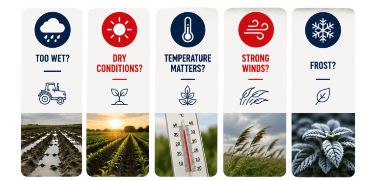 Weather Decides When Farmers Work