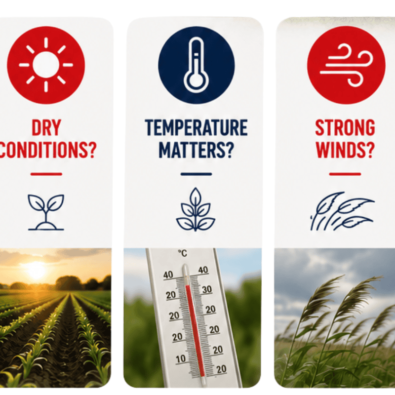 Weather Decides When Farmers Work
